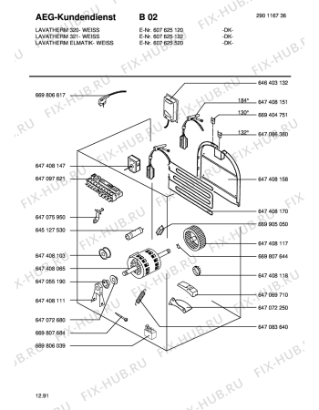 Взрыв-схема стиральной машины Aeg LTH320W  DK - Схема узла Section3